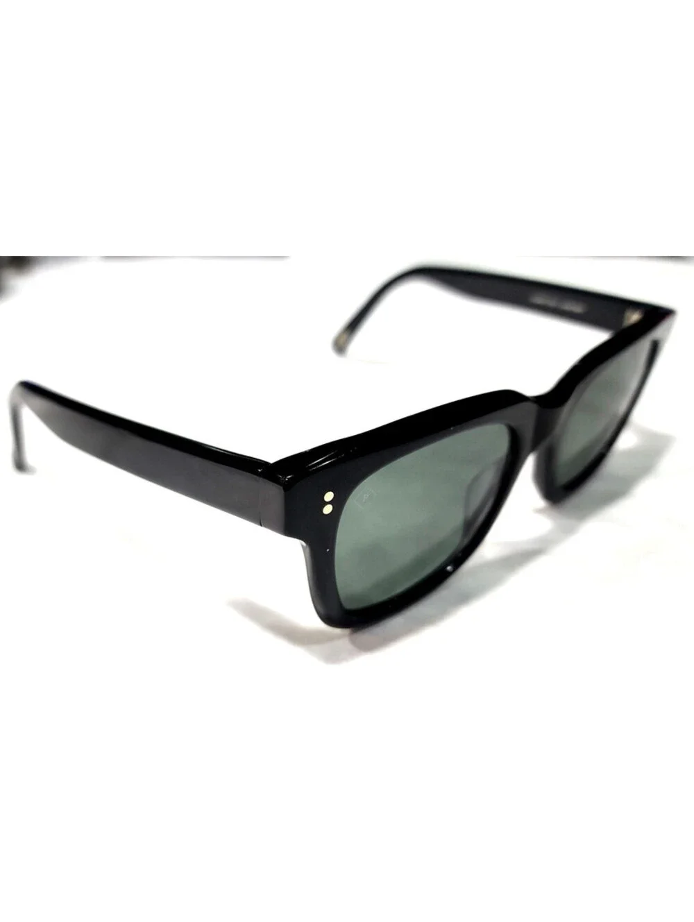 Raen Gilman Black Green Polarized Square Unisex Sunglasses 52-20 145